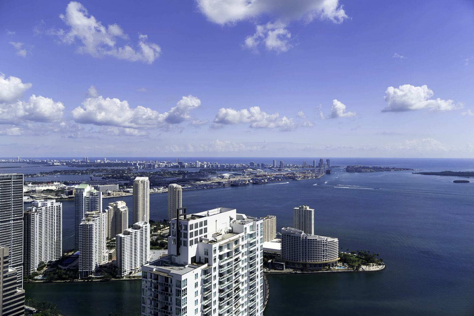 East view from Residence 56A at 888 Brickell